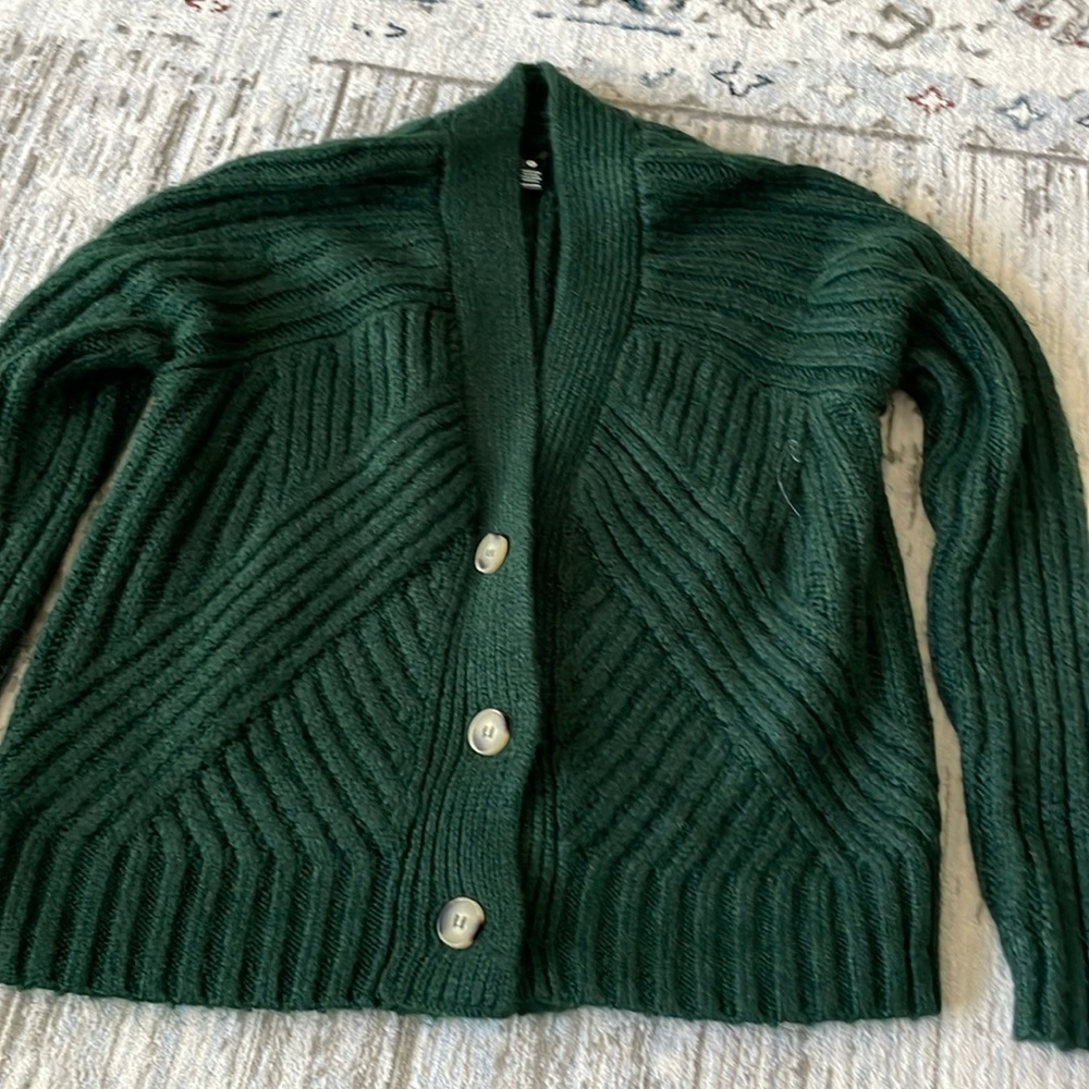 Aqua cardigan